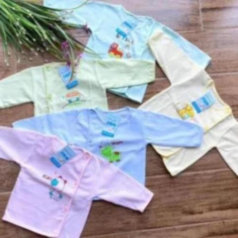Áo Cài Khuy Lệch Cho Bé Sơ Sinh