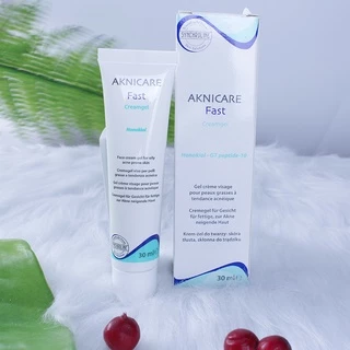 Aknicare Fast CreamGel – Kem Giảm Mụn chuyên biệt cho da nhờn mụn 30ml