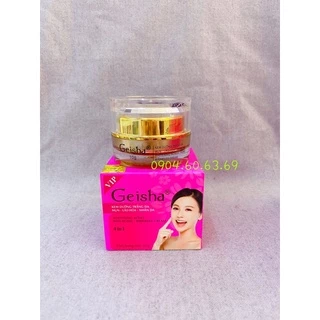 Kem GEISHA 10g 4in1 Dưỡng Trắng Da-Mụn-Lão Hoa-Nhăn Da