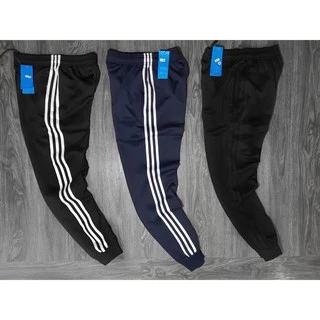 Quần Jogger Thun Nam Nữ Thể Thao Unisex Chất Poly Mạc Mát Không Xù Có Dây Khóa Kéo Túi