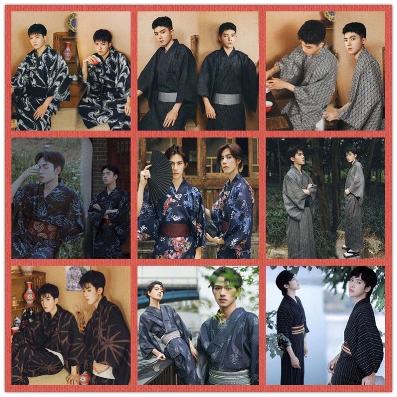 Yukata nam trang phục nhật bản kimono nam ( sẵn )