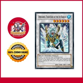 [EN-JP][Thẻ Bài Yugioh Chính Hãng] Dewloren, Tiger King Of The Ice Barrier