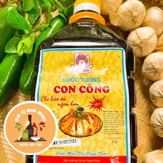 NƯỚC TƯƠNG CON CÔNG - TRỌNG LƯỢNG 5LÍT