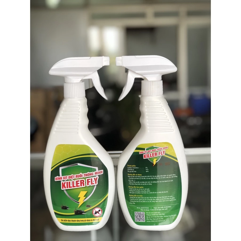 Bình Xịt ruồi thông minh Killer Fly 500ml , bình xịt ruồi hiệu quả an toàn