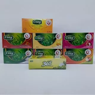 Trà Cozy Túi Lọc Đủ Loại Hương 50g (25 gói ×2g)