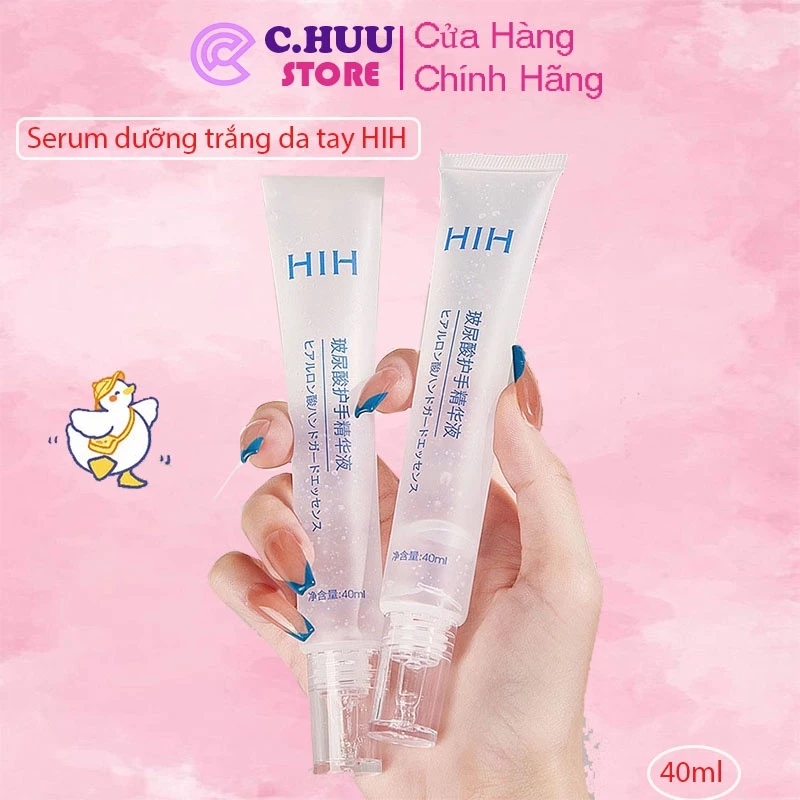 Serum dưỡng trắng da tay HIH 40ml - Kem dưỡng da tay mềm mịn xua tan nứt nẻ