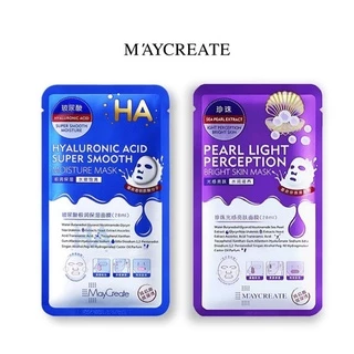 Hộp 20 miếng mặt nạ dưỡng ẩm dưỡng trắng da HA Maycreate - mask nội địa Trung hộ