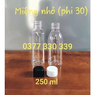 COMBO 50 Chai nhựa vuông , tròn 250 ml giá 60.000 đ, GIÁ XƯỞNG