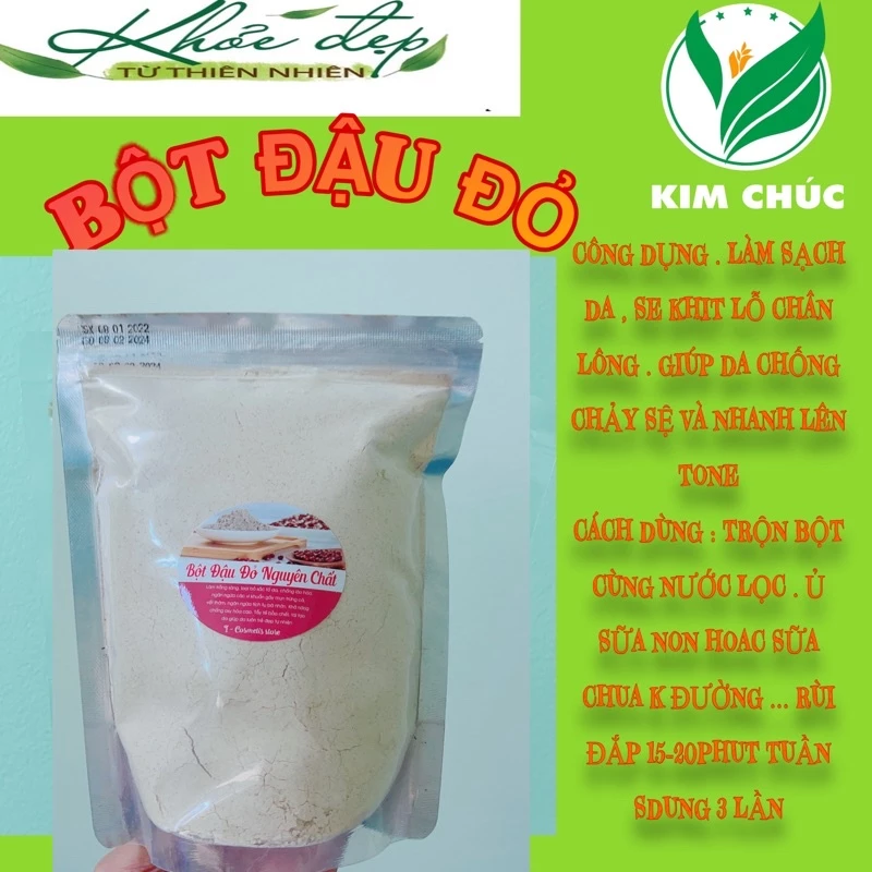 500gr bột đậu đỏ handmade