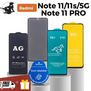 Kính cường lực Xiaomi Redmi Note 11 11s 11 Pro 5G Full màn hình màn trong suốt chống xước độ bền cao tặng bộ dán