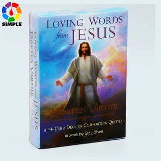 Loving Words from Jesus Bộ Thẻ Bài Trò Chơi Jesus A 44 Độc Đáo