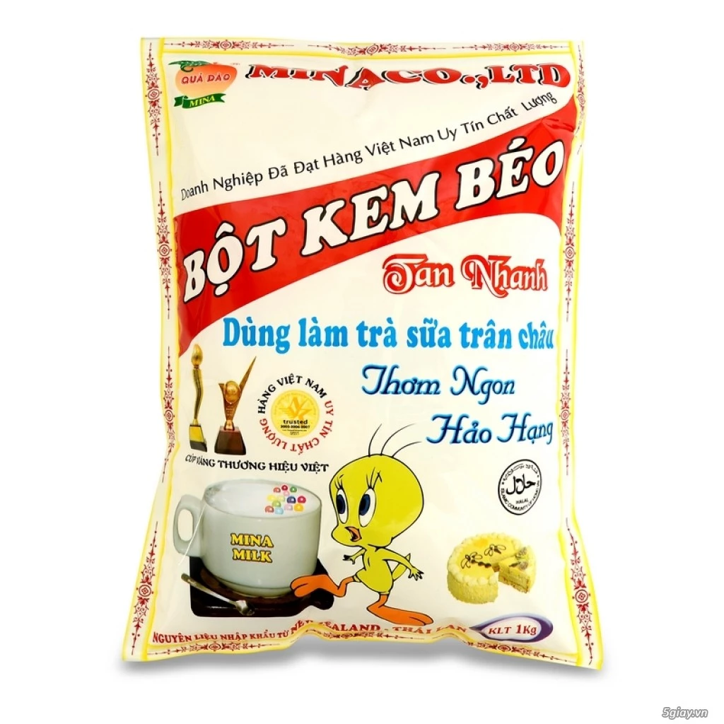 Bột kem béo con vịt Mina - Gói 1kg