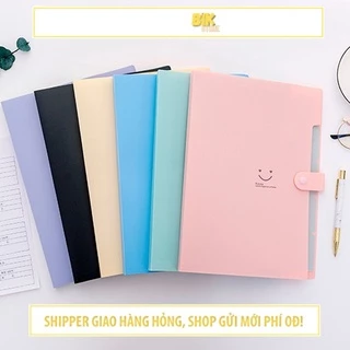 Bìa tệp file tập đựng tài liệu cặp đựng giấy a4 hồ sơ túi nhiều ngăn đẹp - VPPTTL02