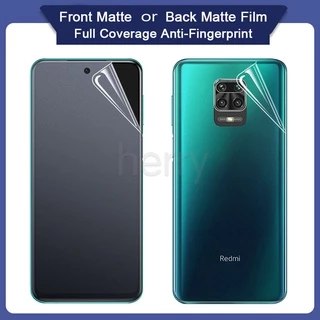 PPF Miếng Dán Hydrogel Mềm Mặt Trước/Sau Cho Xiaomi Redmi Note 12 Pro+ 11s 10 10s 9 9s Pro 9T 9A K40 Mi 12 11 Lite 11T Poco M3 X3 GT 10C X5 Lưng