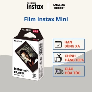 INSTAX MINI FUJIFILM - Viền đen - Giấy in ảnh cho máy chụp lấy liền - Chính hãng date 2024-2025