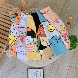 MỚI | ÁO CỘC TAY SÀNH ĐIỆU IN HÌNH SIÊU CUTE CHO BÉ YÊU 8-18KG