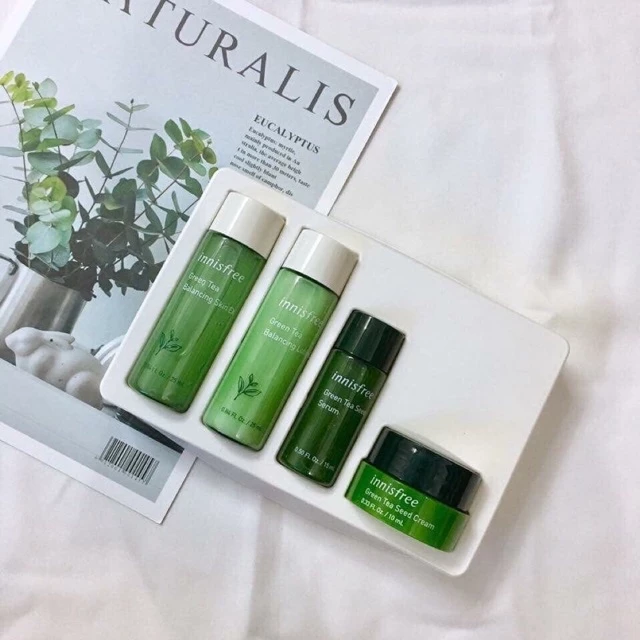 Set dưỡng Innisfree trà xanh mini