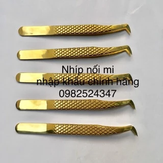 Nhíp Nối Mi Volume Mũi Bầu Phủ Nhám Nano