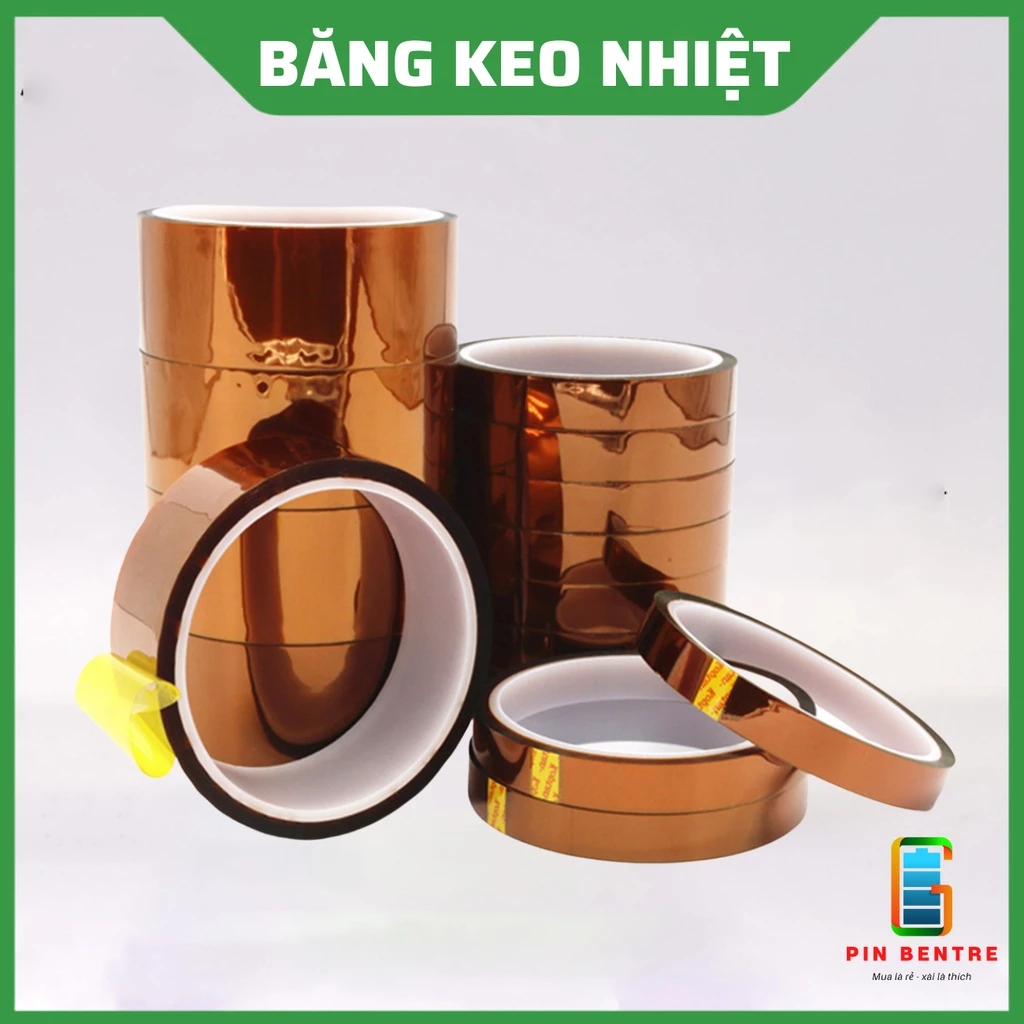 Băng keo cách điện cách nhiệt 10mm 20mm 50mm 70mm bảo vệ PIN và Mạch [PBT247]