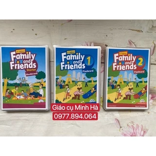 Flashcards Family and Friends Starter,1,2 -phiên bản quốc tế 2nd