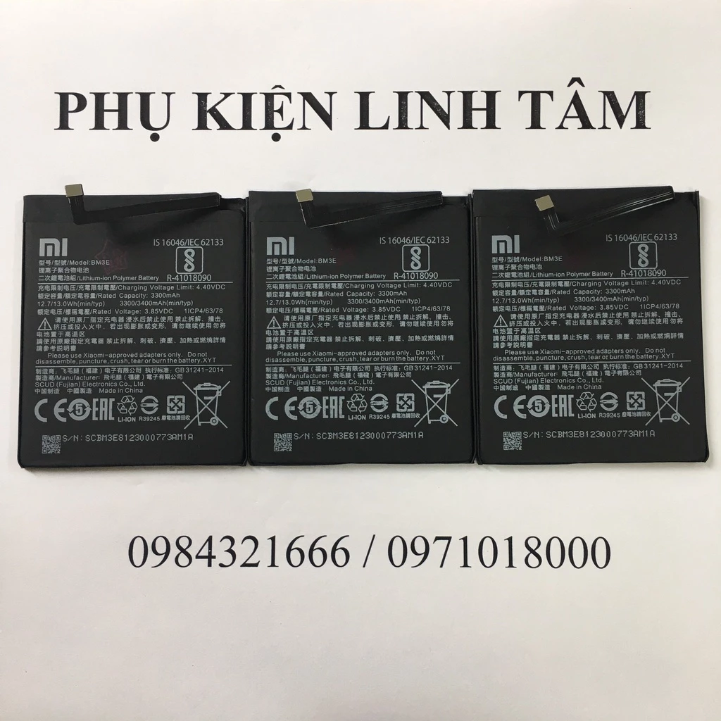 Pin Xiaomi Mi 8 BM3E 3030, 3400 mAh
