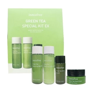 Bộ Kit Dưỡng Da Mụn Cấp Ẩm Innisfree Green Tea