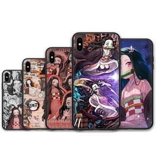 Ốp Điện Thoại Mềm Hình Nezuko Kamado Cho iPhone 11 Pro Max X XS Max 5 5S 6 6S Plus 7 8 Plus SE XE4B48