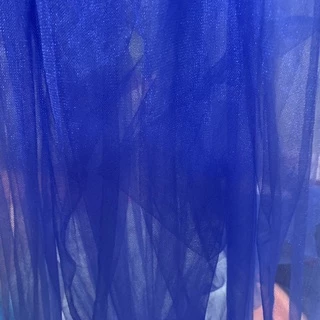 Vải lưới tutu mềm màu xanh dương hàng chuẩn đẹp, giá sỉ tận gốc (1mx1,7m)