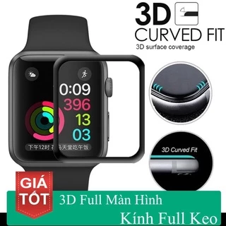 Dán cường lực Apple Watch Dẻo - Cứng full màn hình size 38 40 42 44 Loại Tốt