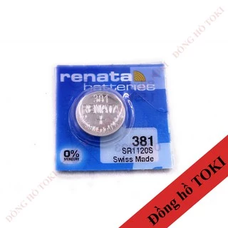 Pin đồng hồ oxit bạc 381 SR1120S chính hãng Thụy sỹ Renata