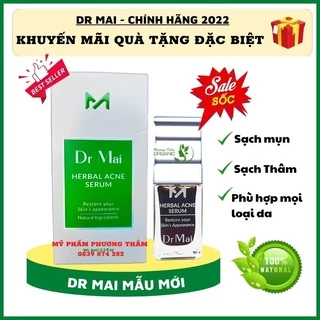 Dr Mai, Serum sạch mụn Dr Mai 6ml, lựa chọn hoàn hảo cho làn da mụn