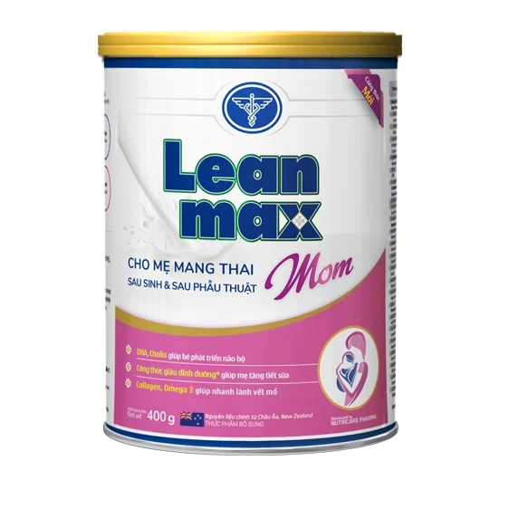 SỮA LEAN_MAX MOM 400G và 850gam - cho mẹ trước khi mang thai và sau sinh