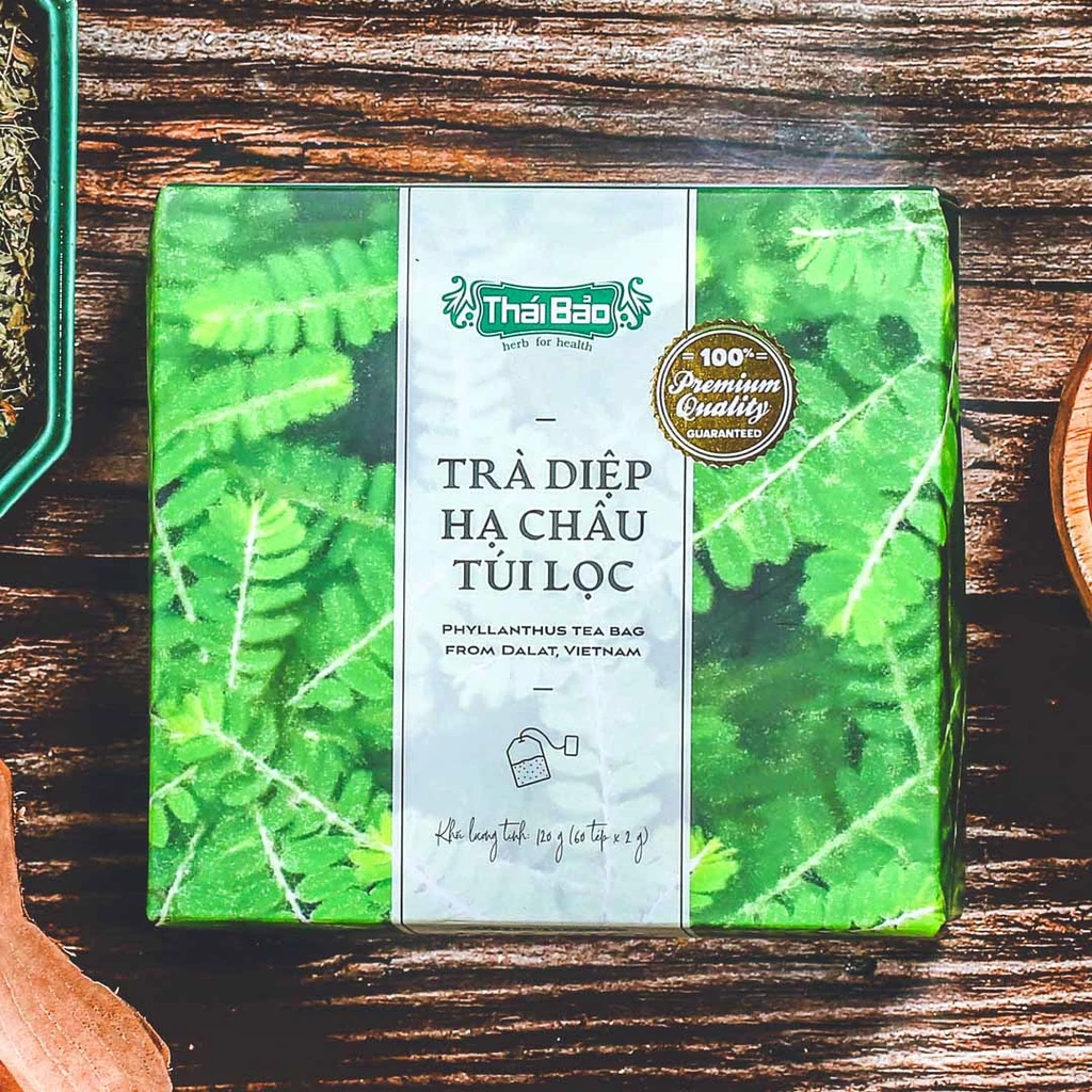 Trà diệp hạ châu túi lọc Langfarm x Thái Bảo - Thảo mộc cho sức khoẻ, thơm dịu vị thiên nhiên, sản xuất tại Đà Lạt