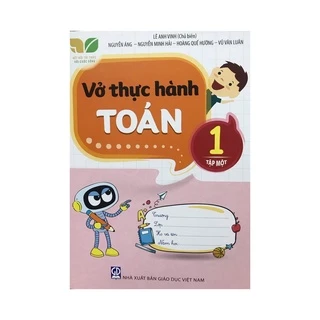 Sách - Vở thực hành Toán lớp 1 tập 1 ( kết nối tri thức )