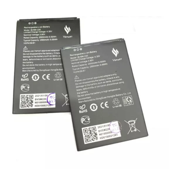 PIN VSMART BEE / BVSM - 220 / 2550MAH ( BẢO HÀNH 6 THÁNG )