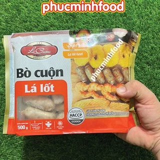 Bò cuộn lá lốp Lacusina gói 500gram