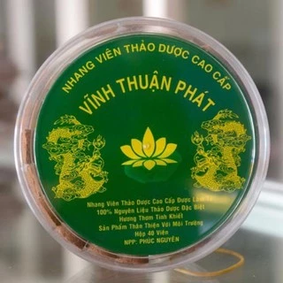 hộp trầm hương Vĩnh thuận phát 40 viên trầm