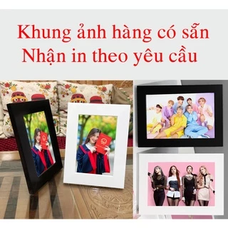 Khung ảnh để bàn treo tường 10x15, 13x18, 15x21  In ảnh theo yêu cầu khung hình để bàn Trang Trí Phòng