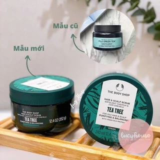 Tẩy da chết da đầu hair scrub tea tree The Body Shop