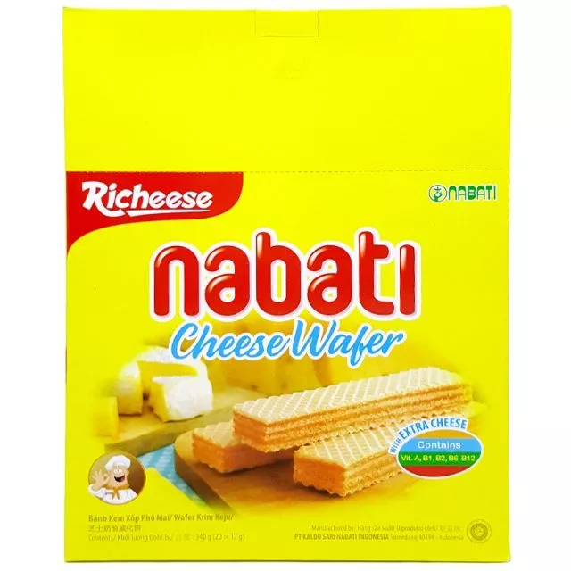 BÁNH XỐP PHÔ MAI NABATI HỘP 300G