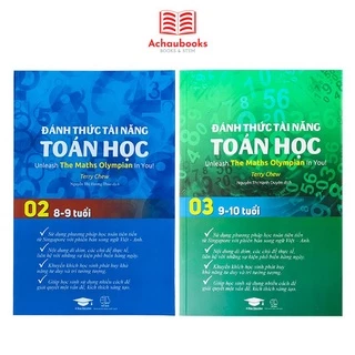 Sách: Đánh Thức Tài Năng Toán Học 2 Và 3 - Á Châu Books ( bộ 2 cuốn, 7-10 tuổi )