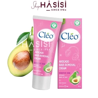 Kem Tẩy Lông Cho Da Nhạy Cảm CLÉO AVOCADO HAIR REMOVAL CREAM SENSITIVE SKIN 50G