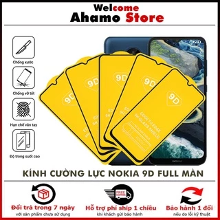 Kính cường lực nokia G11 Plus C21 Plus C20 C21 G21 Nokia 7.2 6.2 3.2 2.3 5.4 3.4 2.4 5.3 G20 G10 Full Màn Kính [9D]