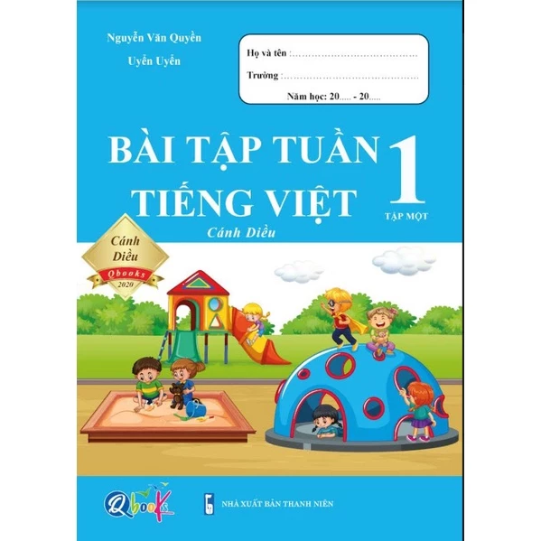 Sách - Bài Tập Tuần Tiếng Việt Lớp 1 - Học Kì 1 - Cánh Diều (1 cuốn)