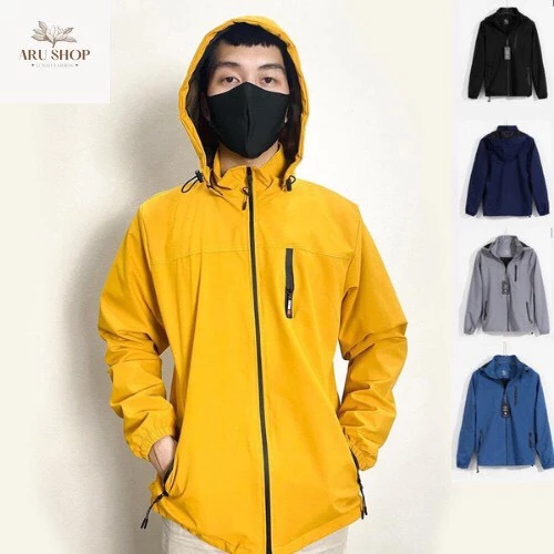 Áo Khoác Gió Nam Nữ Lót Lưới Vải Xịn Chống Nước, Chống Gió, Chống Nắng, Phom Trẻ Trung