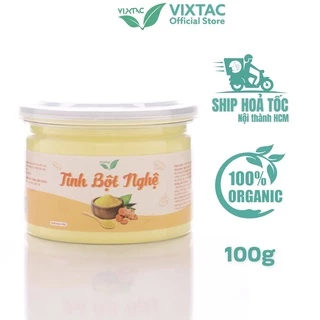 Tinh bột nghệ nguyên chất VIXTAC ORGANIC TBN 100G