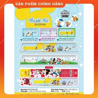 [Chính Hãng] Thước thẳng 20cm Disney Mickey SR-029/MI - Điểm 10