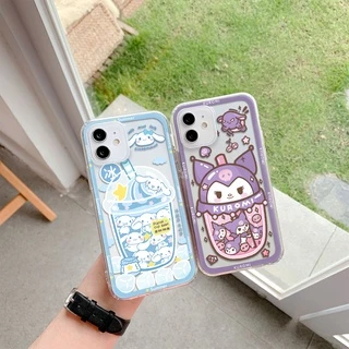 Ốp Điện Thoại Hình Kuromi Cinnamoroll Cho Iphone 11 Pro Max 12 Pro Max 13 Pro Max Mini Iphone 6 7 Iphone 8 Iphone 6 7plus Iphone Se 2020 Iphone X Xs Xr 5 4