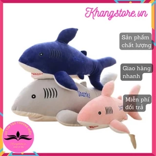 Gấu Bông gối ôm Cá Mập Baby Shark 50cm - Thú nhồi bông cao cấp