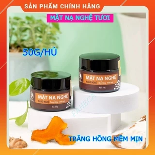 Mặt nạ nghệ WONMOM hủ 50g giúp sạch mụn, thâm nám, tàn nhan, sáng da, mờ sẹo, se khít chân lông - Thương hiệu Việt Nam